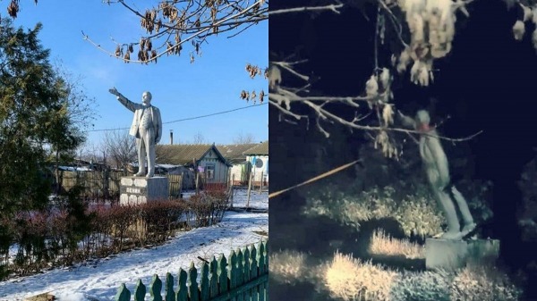 На Украине демонтировали последний памятник Ленину1