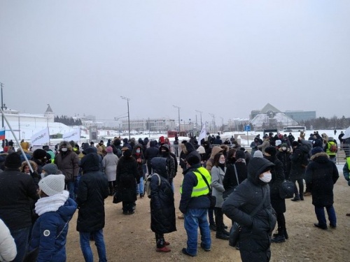 Митинг на площади Тысячелетия в Казани закончился 1