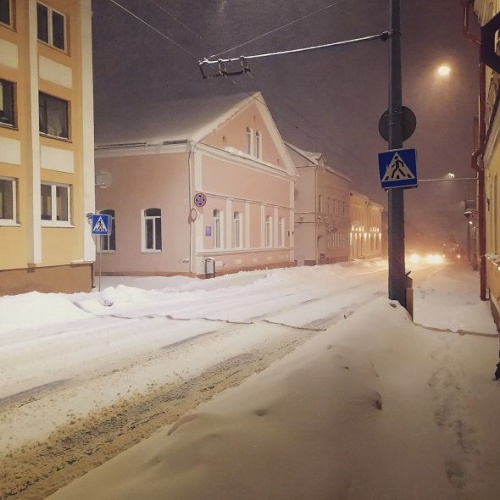 В Гродно из-за снегопада резко ухудшилась ситуация на дорогах2