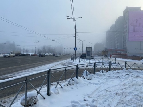 В Казани наблюдается сильный туман2