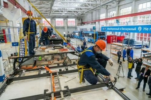 КАМАЗ открыл в Москве Центр по производству электробусов 1