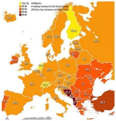 Средний IQ в Украине1