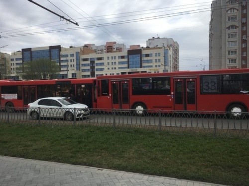 В Казани произошло ДТП с автобусами - фото2