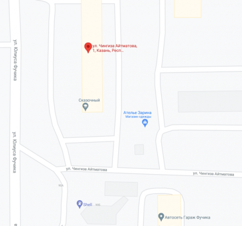В Казани закроют для движения участок улицы Айтматова1