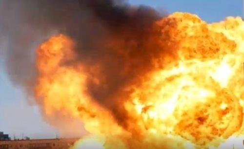 Число пострадавших на пожаре на АЗС в Новосибирске возросло1