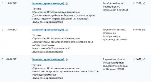 Их ищут наниматели. Крановщики: такие деньги платят в Беларуси3