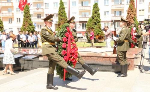 Как это было: гомельчане почтили память жертв Великой Отечественной войны28