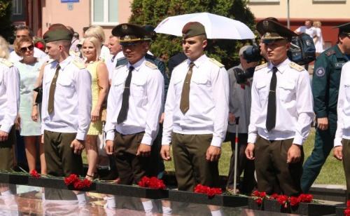 Как это было: гомельчане почтили память жертв Великой Отечественной войны26