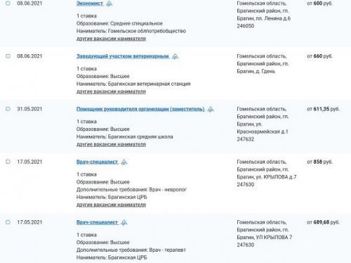 Зарплаты белорусской провинции. Столько – в Брагине2