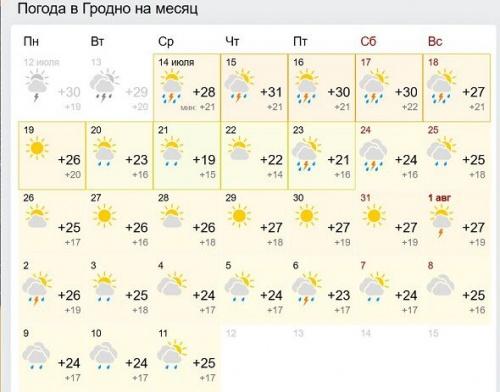  Будет хуже? Какая погода ждет белорусов во второй половине июля5
