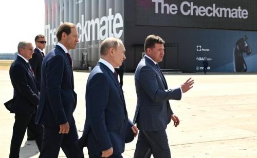 Путину показали новейший истребитель Checkmate1