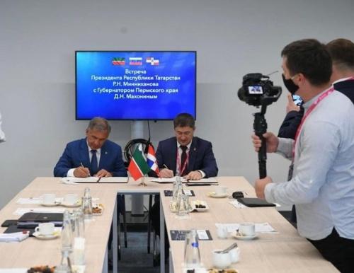 Товарооборот Татарстана с Пермским краем за год составил 15 млрд рублей1