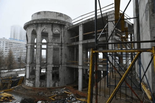 В Набережных Челнах продолжается строительство соборной мечети «Джамиг» 1