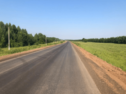 В Татарстане по нацпроект отремонтировали участок дороги 1