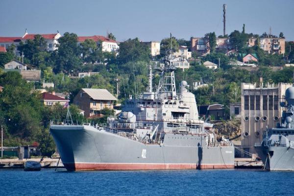 На захваченном в Крыму украинском корабле 