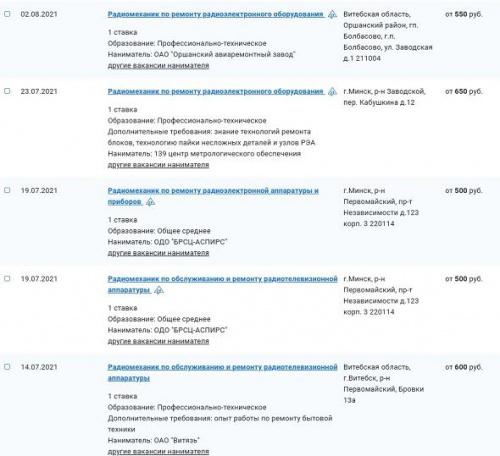 ТОП-работа Беларуси. Радиомеханики: особенности, условия, зарплаты1