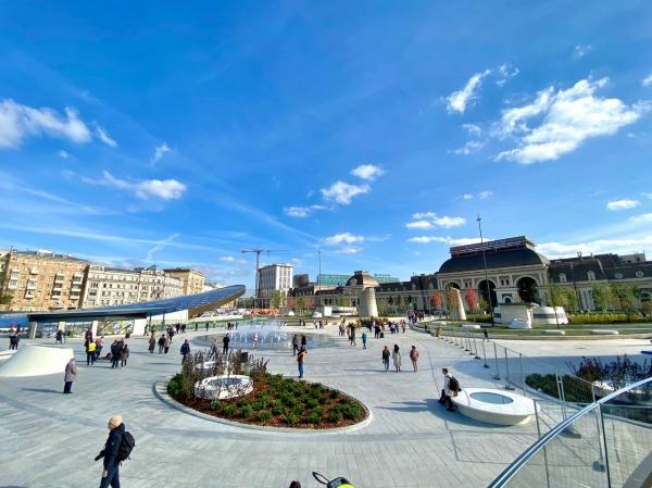 Павелецкую площадь после реконструкции открыли для посетителей 6