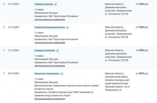 Почти 4 000 рублей в месяц. Кому такие зарплаты платят в Минской области3