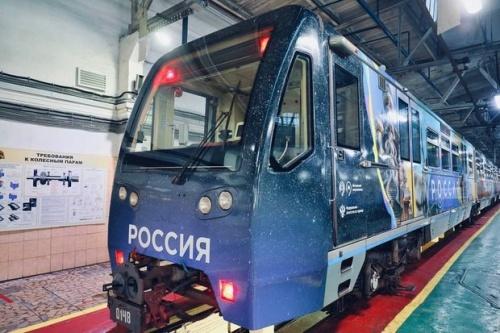 В Москве запустили поезд «Путешествие по России» с пейзажем Татарстана1