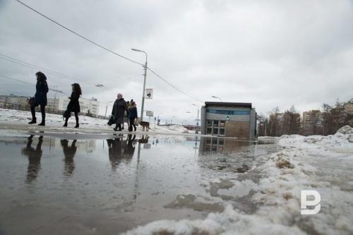 Сегодня в Татарстане ожидается дождь, мокрый снег и гололедица1