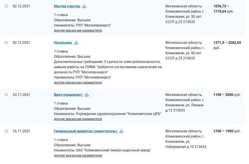 Сколько платят белорусам в провинции – Климовичи 3