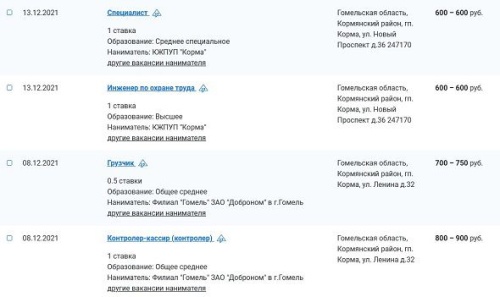 Зарплаты белорусской глубинки. Столько зарабатывают в Корме2