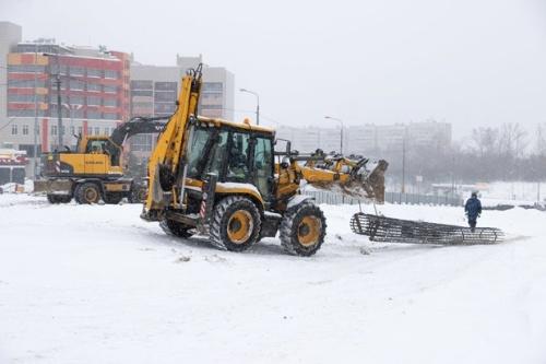 В Казани продолжается строительство путепровода на Вознесенском тракте1