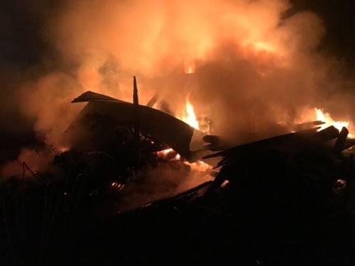 В Зеленодольском районе ночью произошел пожар в садовом доме2