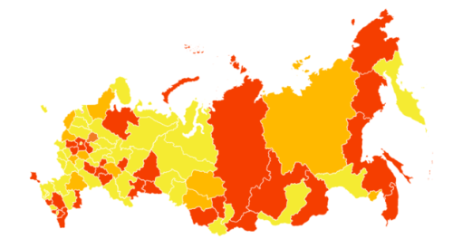 Татарстан находится в светло-оранжевой зоне по ситуация с СOVID-191