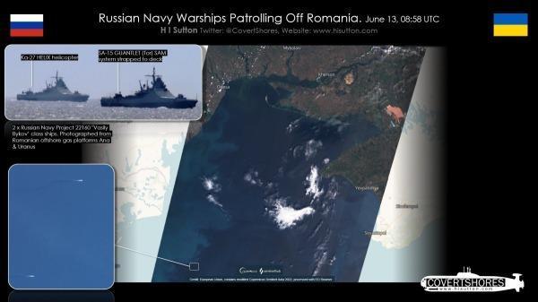 Военные корабли России вошли в исключительную экономическую зону Румынии12