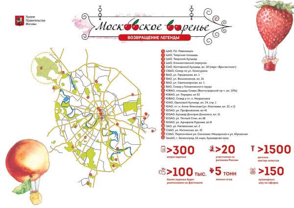 Карта фестиваля «Московское варенье»2