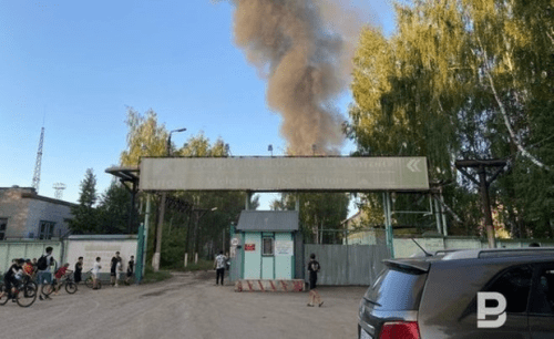 В Казани не выявили вредных веществ в воздухе после пожара на 
