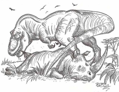 Касайский ящер - предполагаемый хищный динозавр из джунглей Конго 1