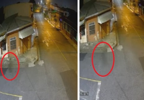 «Живая тень» попала на камеру наблюдения в Коста-Рике 1