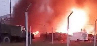 Мощный взрыв на топливной базе в Степанакерте: жертвы и раненые