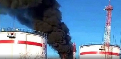 Пугающие видеокадры: Пожар на нефтяном объекте в Коми