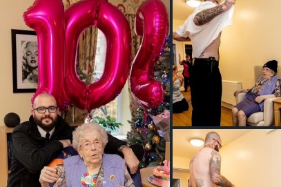 102-летняя Британка Устроила Себе Новогодний Сюрприз: Стриптиз и Поход в Церковь
