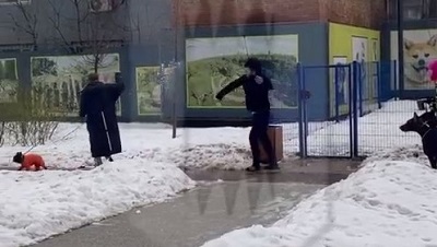 Владелец Доберманов напал на женщину из-за замечания об отсутствии намордников