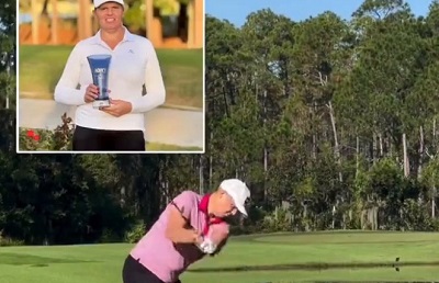 Трансгендер-гольфист Хейли Дэвидсон победила в женском турнире во Флориде