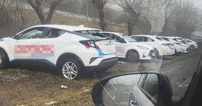 Пьяный украинец в Польше разбил 11 авто и заснул в разбитом