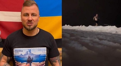 Латвиец готов пробежать 100 км в трусах в знак поддержки Украины