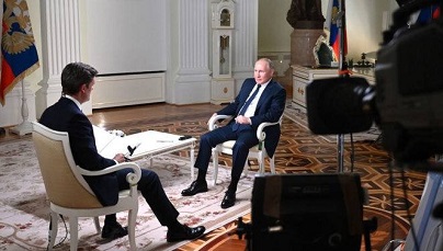 Эксклюзивное интервью Владимира Путина с Такером Карлсоном