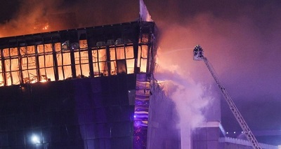 Агаларов: Крыша 'Крокус Сити Холла' обрушилась через 6 часов после пожара