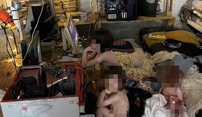 В подвале в Питере обнаружены трое детей-маугли