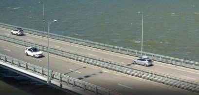Крымский мост временно закрыли для транспорта