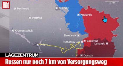 Армии РФ осталось 7 километров, чтобы перерезать основной путь снабжения ВСУ на Донбассе