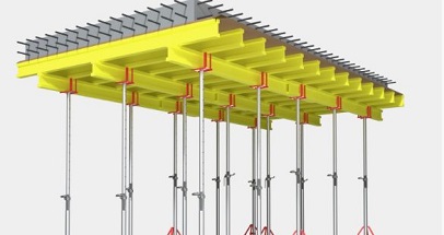 Опалубка перекрытий на телескопических стойках: что это и как работает?