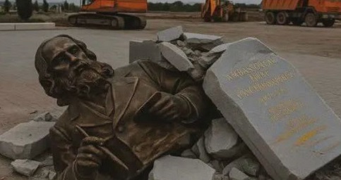 В Азербайджане снесли памятник Айвазовскому в день его рождения