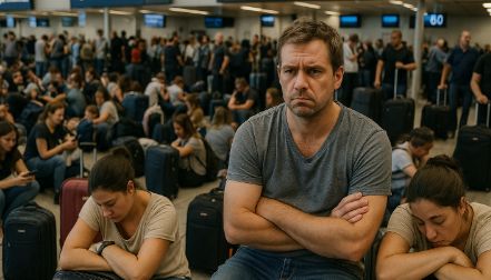 Коллапс в аэропортах: более 11 тысяч туристов застряли из-за массовых сбоев