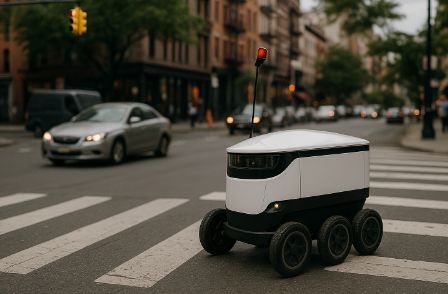 Роботы-курьеры станут участниками дорожного движения